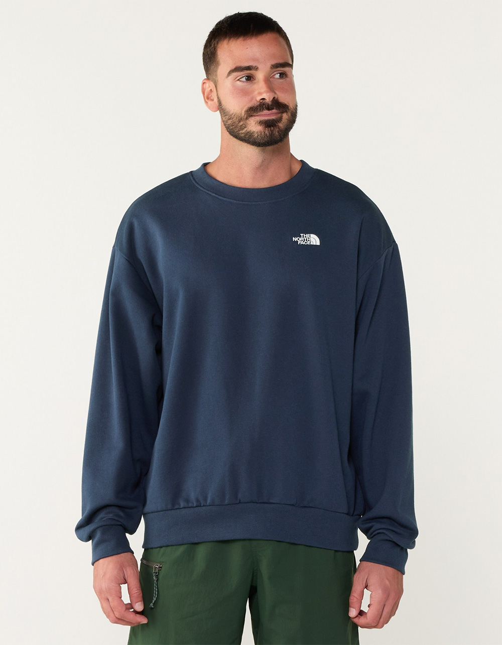 THE NORTH FACE Evolution Simple Dome Mens Oversized Crewneck Sweatshirt