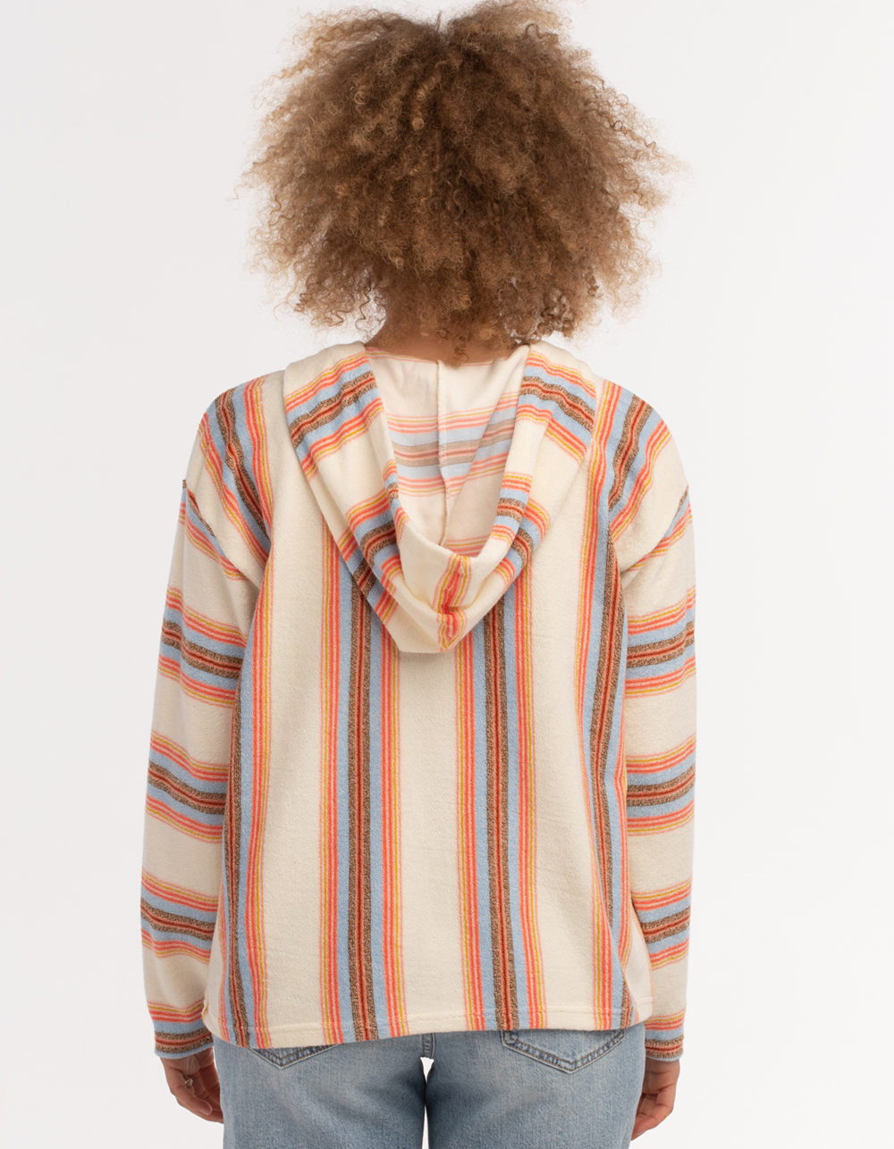 BILLABONG Baja Sands Womens Pullover Hoodie Cream Combo Tillys