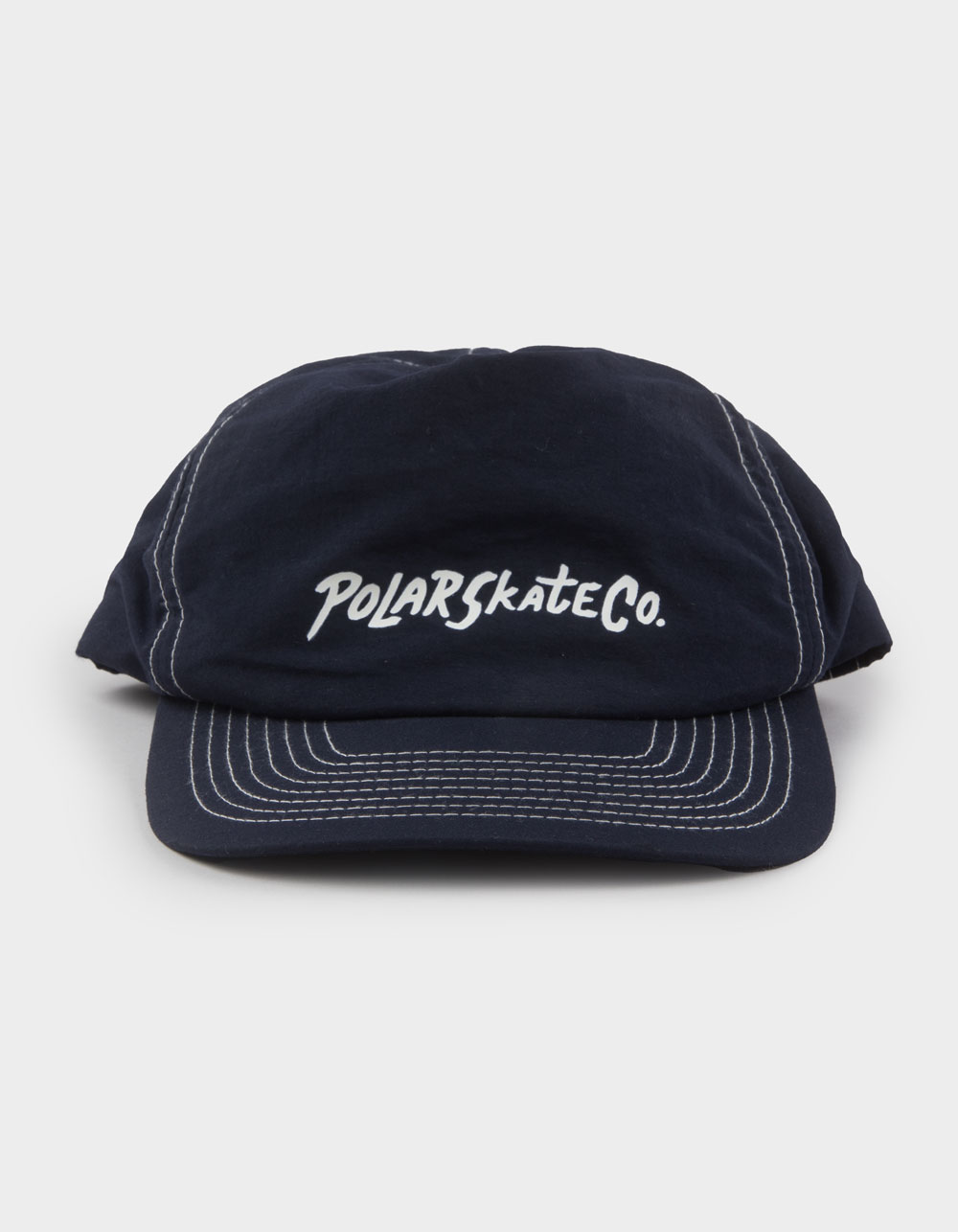 POLAR SKATE CO. Surf Logo Earl Snapback Hat - NAVY