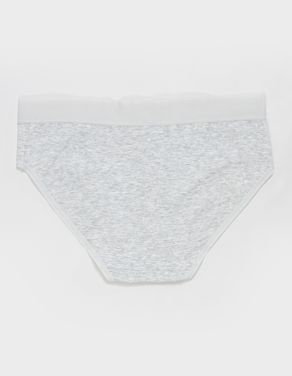 FULL TILT Cotton Sport Waistband Hipster Panties - HEATHER GRAY