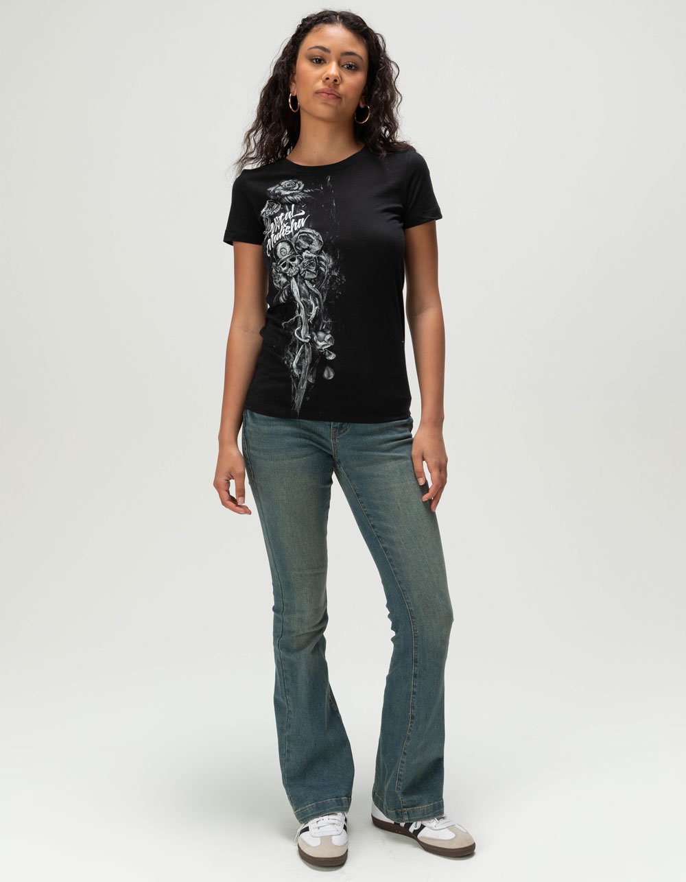 METAL MULISHA Overcome Womens Tee - BLACK