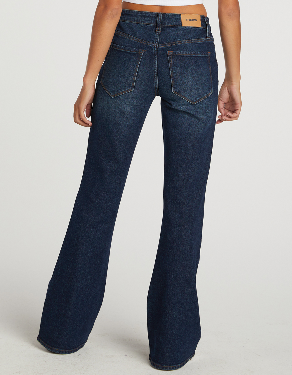 RSQ Womens Low Rise Flare Jeans - Dark Wash | Tillys