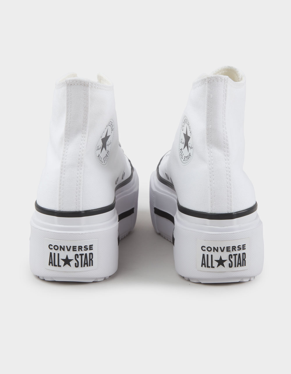 CONVERSE Chuck Taylor All Star Lift Double Stack Womens Platform Shoes - WHITE