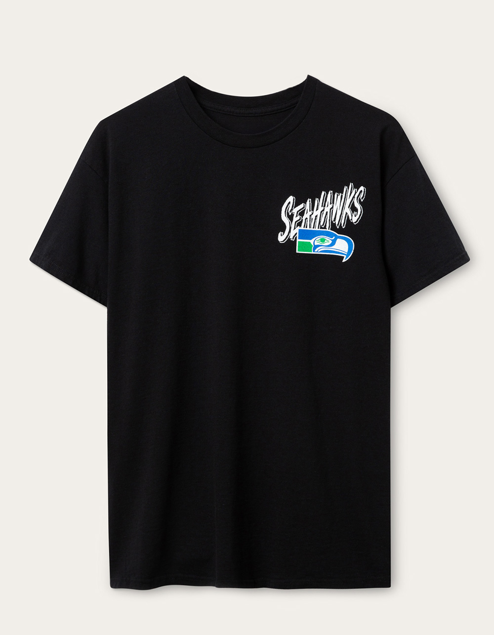 JUNK FOOD Seattle Seahawks Icon Mens Tee - BLACK