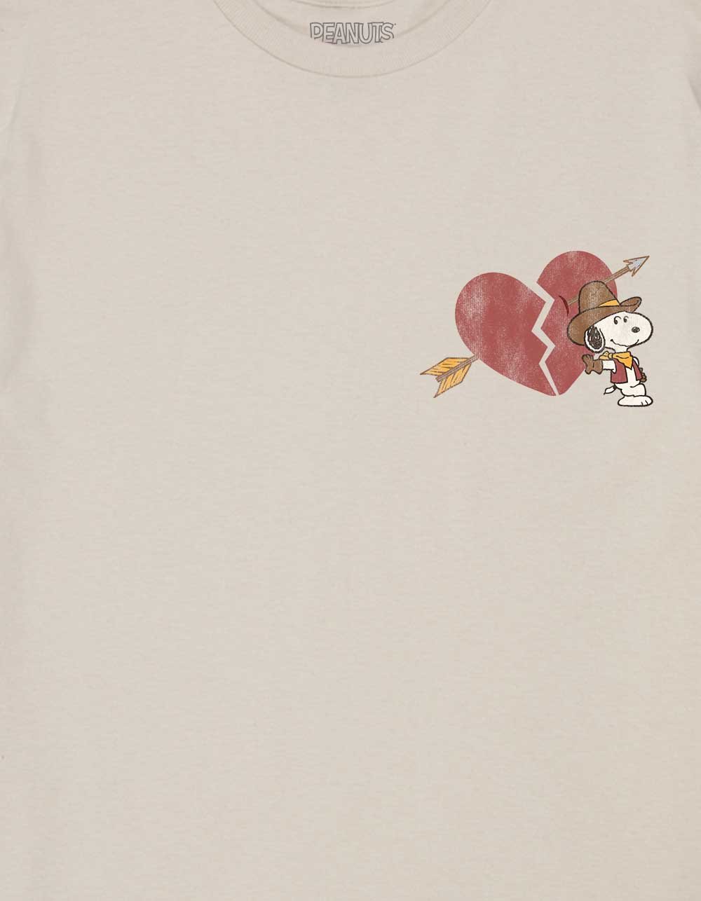 PEANUTS Original Heartbreaker Unisex Tee - SAND