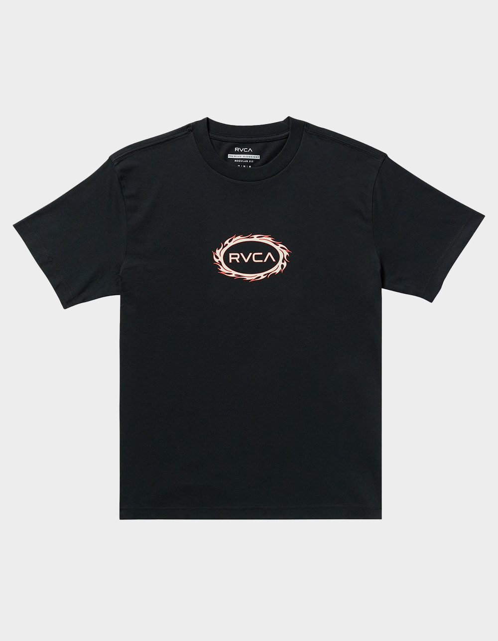 RVCA Tribal Spin Mens Tee - BLACK