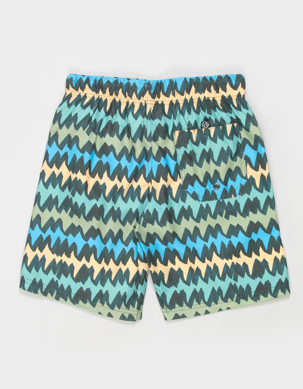 MAUI & SONS Big Tooth Boys Swim Trunks - BLUE