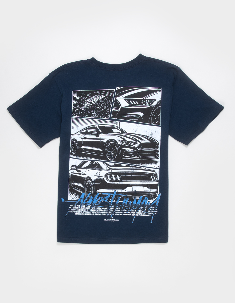 ALMOST HUMAN Auto Boys Tee - NAVY