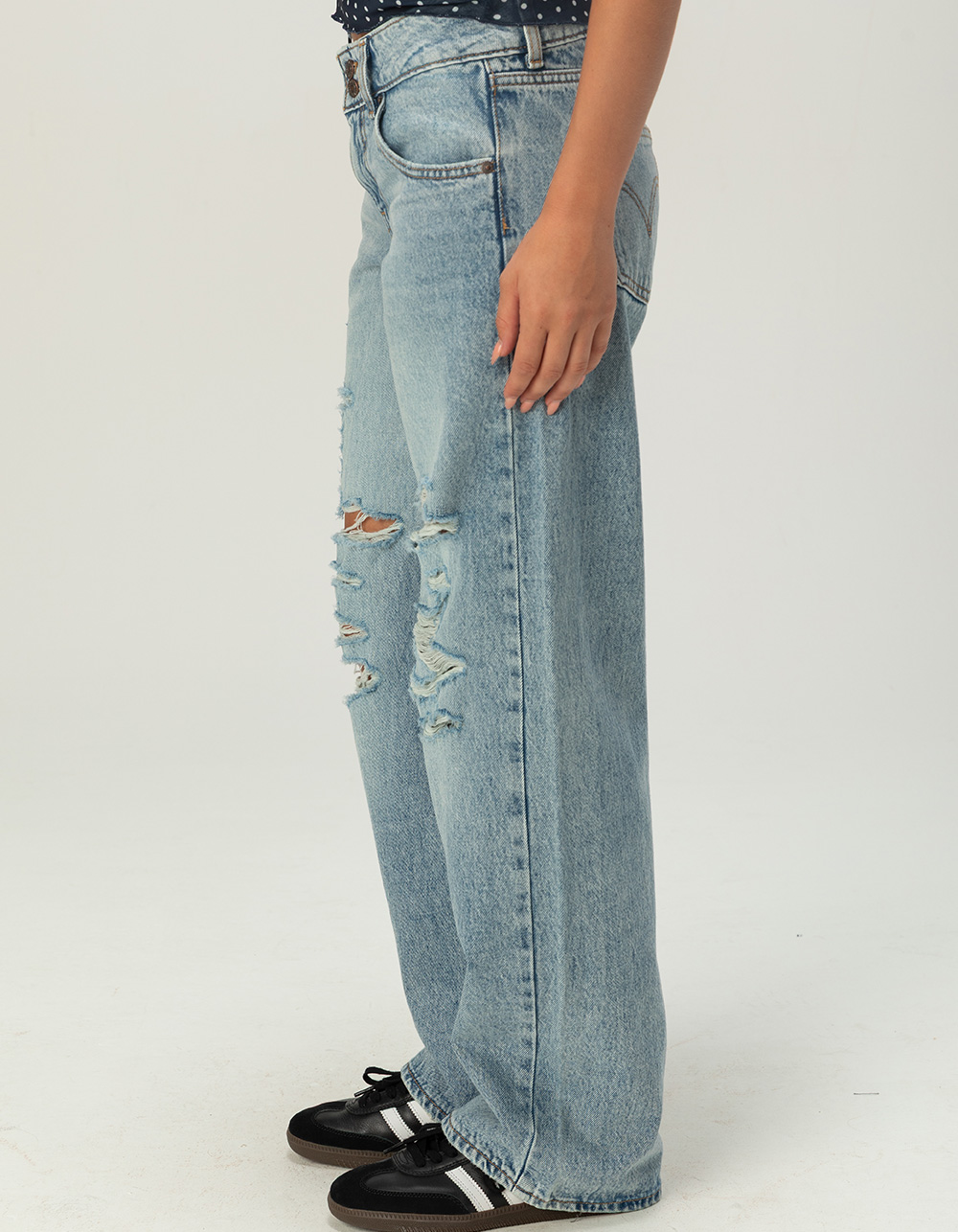 LEVI'S Superlow Womens Loose Jeans - Don't Miss LIGHT WASH
