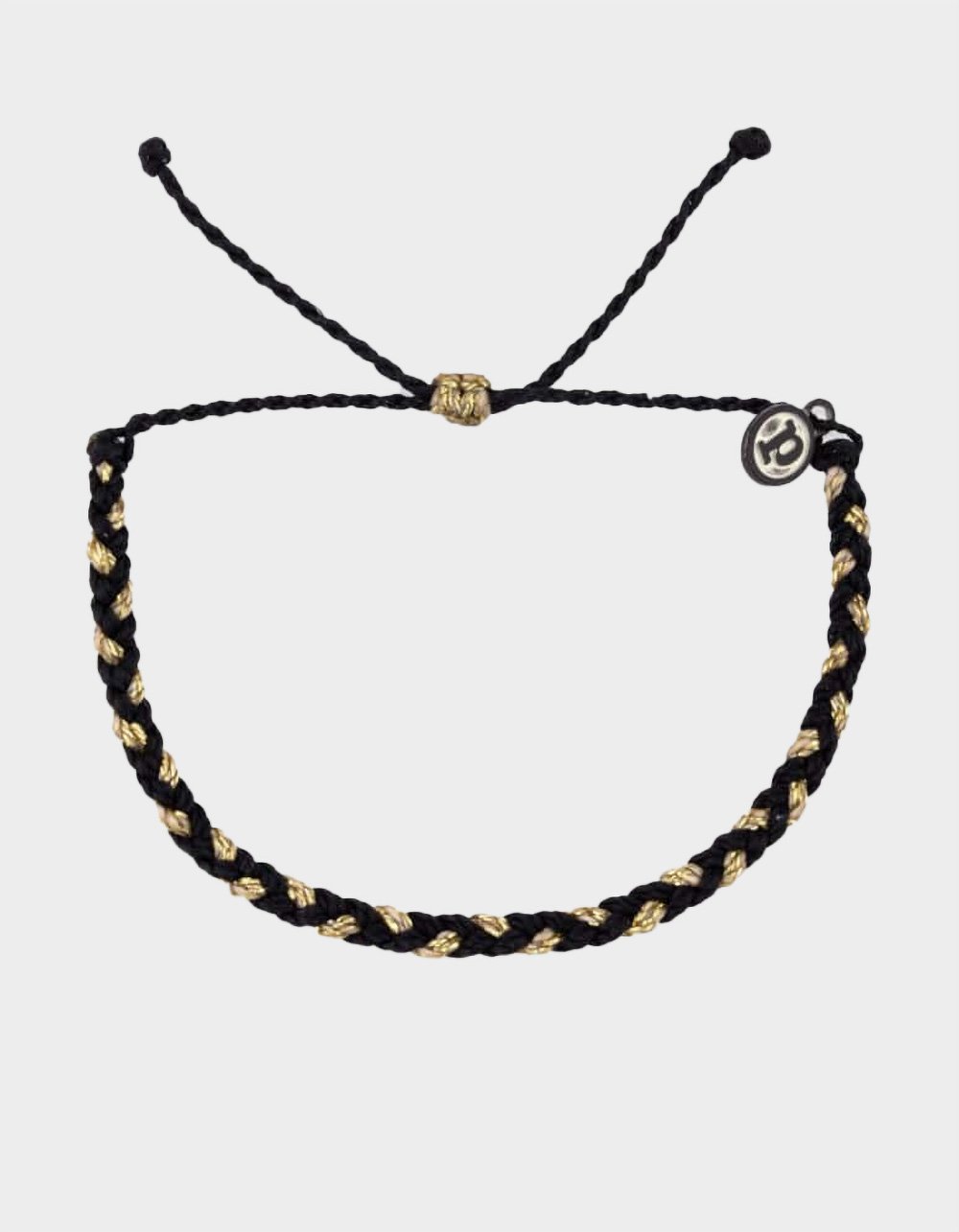 PURA VIDA Braided Bracelet - BLACK GOLD
