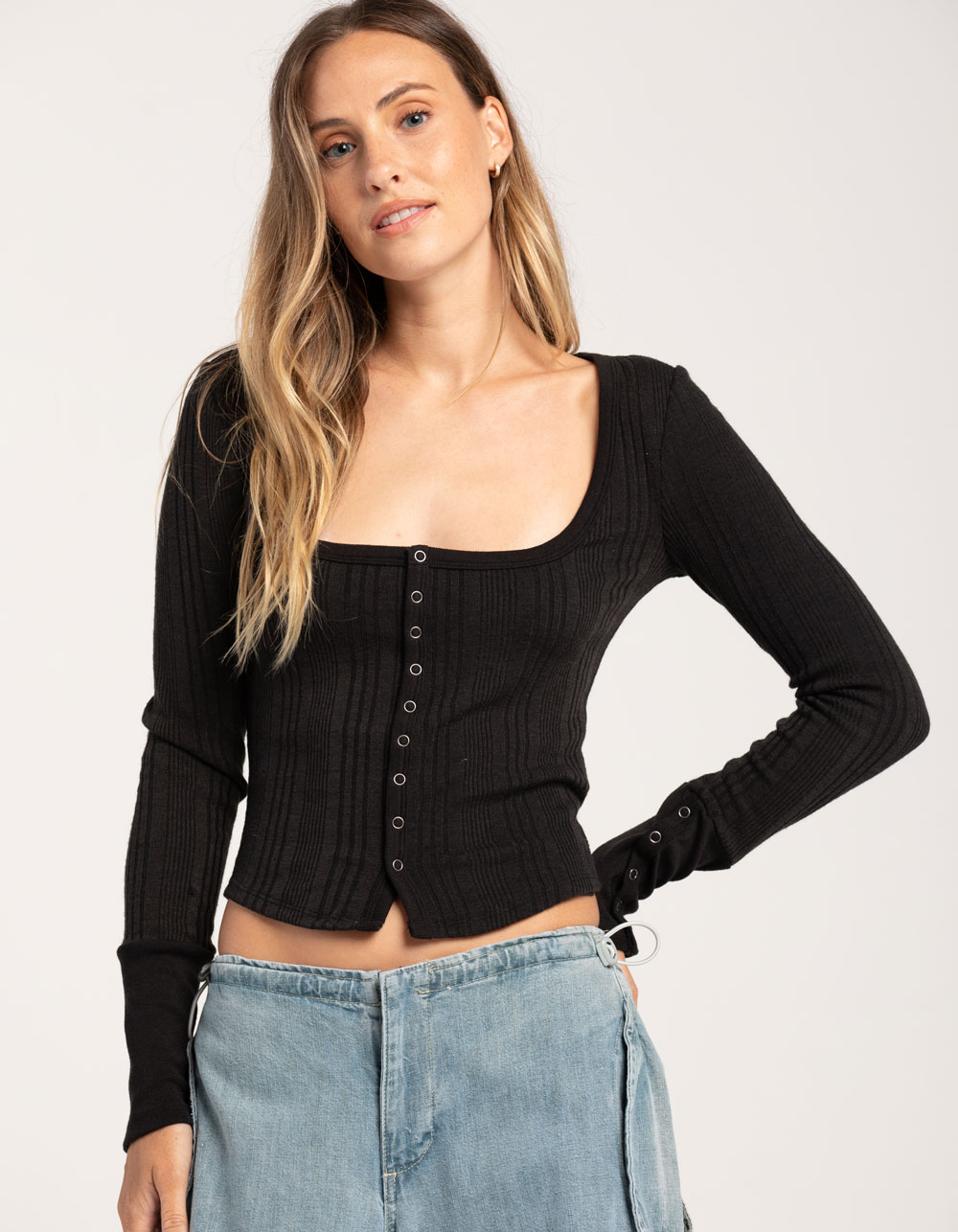 BDG Urban Outfitters Ribbed Knit Womens Top