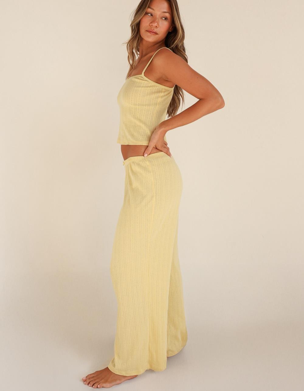DIPPIN' DAISY'S Daydreams Lounge Pants - LT YELLOW