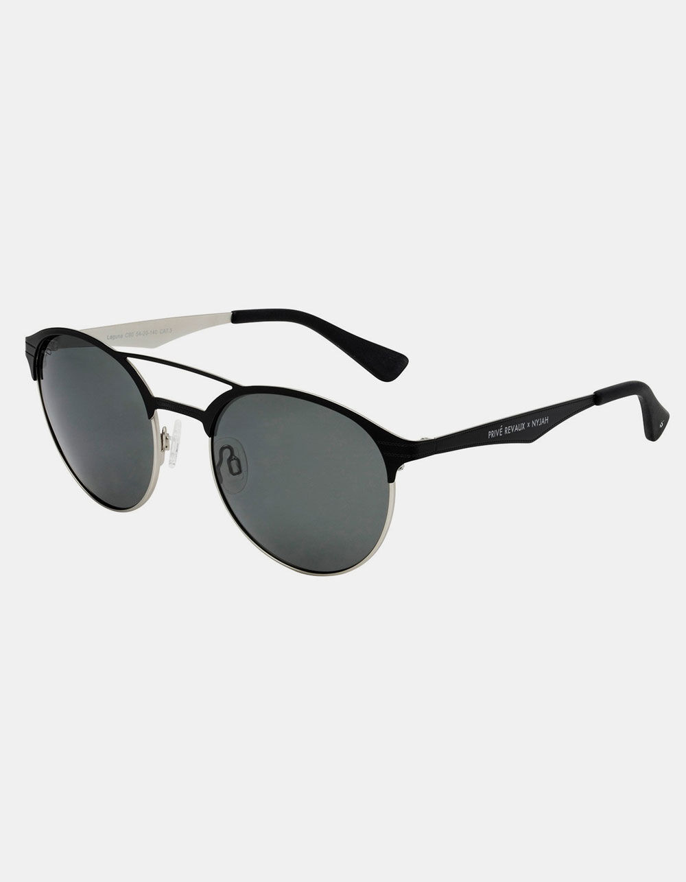 PRIVE REVAUX x Nyjah Laguna Matte Black Sunglasses - MATTE BLACK | Tillys