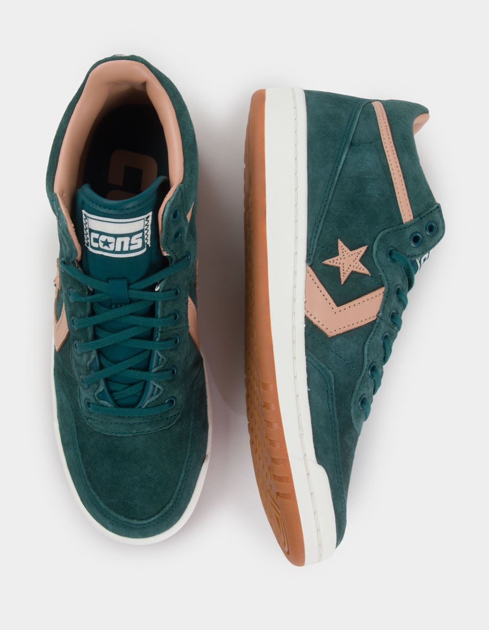 CONVERSE Fastbreak Pro Mid Mens Skate Shoes - EMERALD