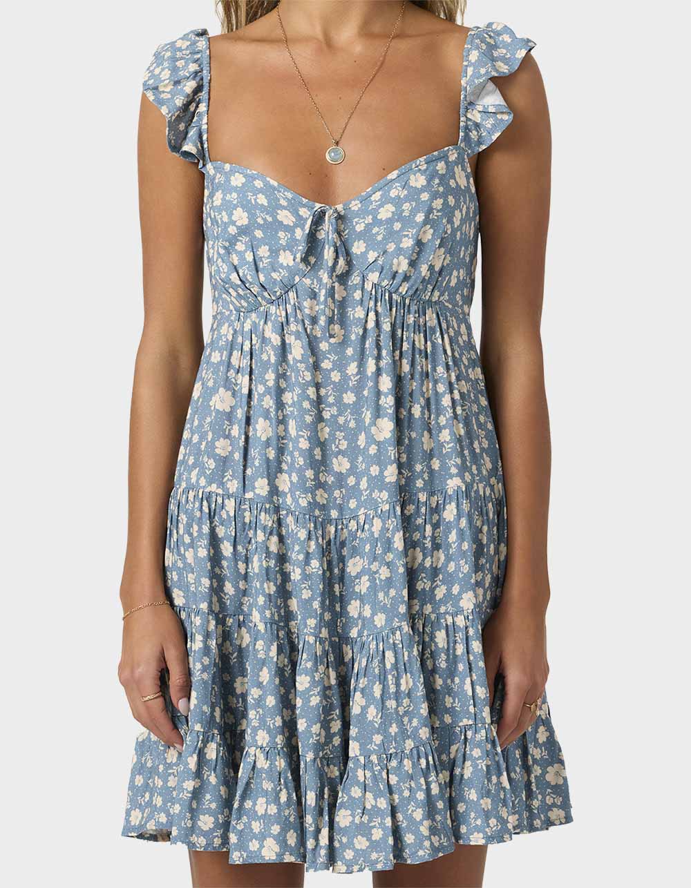 O'NEILL Lorelei Primrose Womens Mini Dress - BLUE