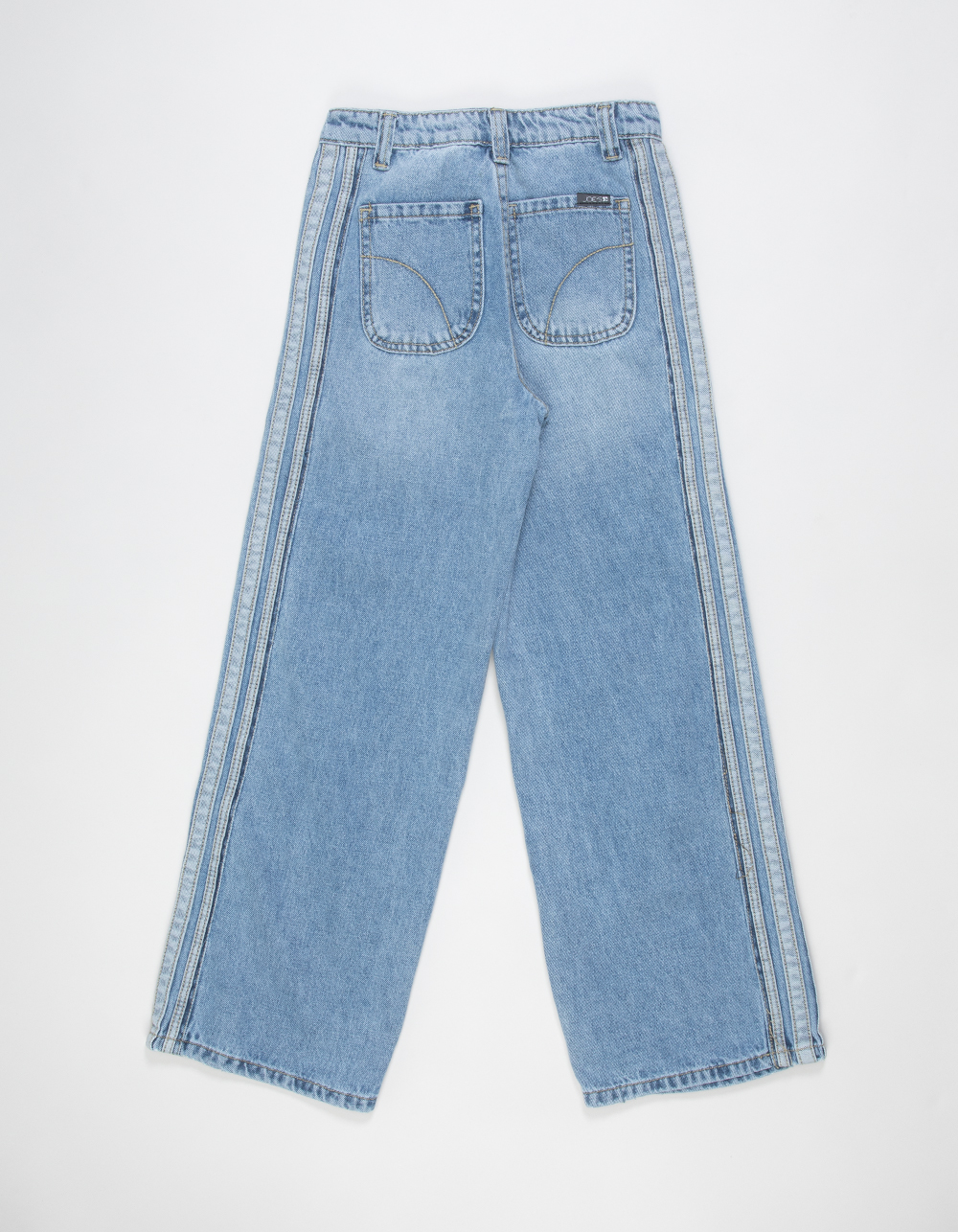 JOE'S Side Stripe Girls Baggy Jeans - LIGHT WASH