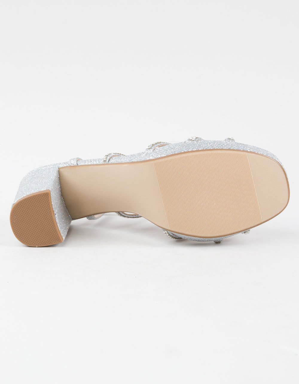 SODA Envoy Womens Platform Heels - SILVER