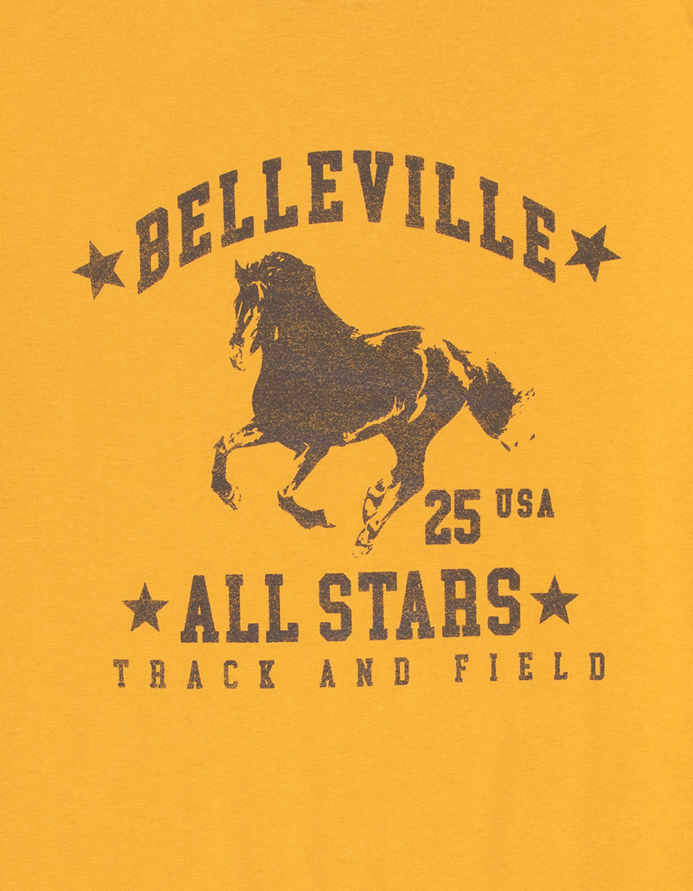 BDG Urban Outfitters Belleville Mens Tee - YELLOW