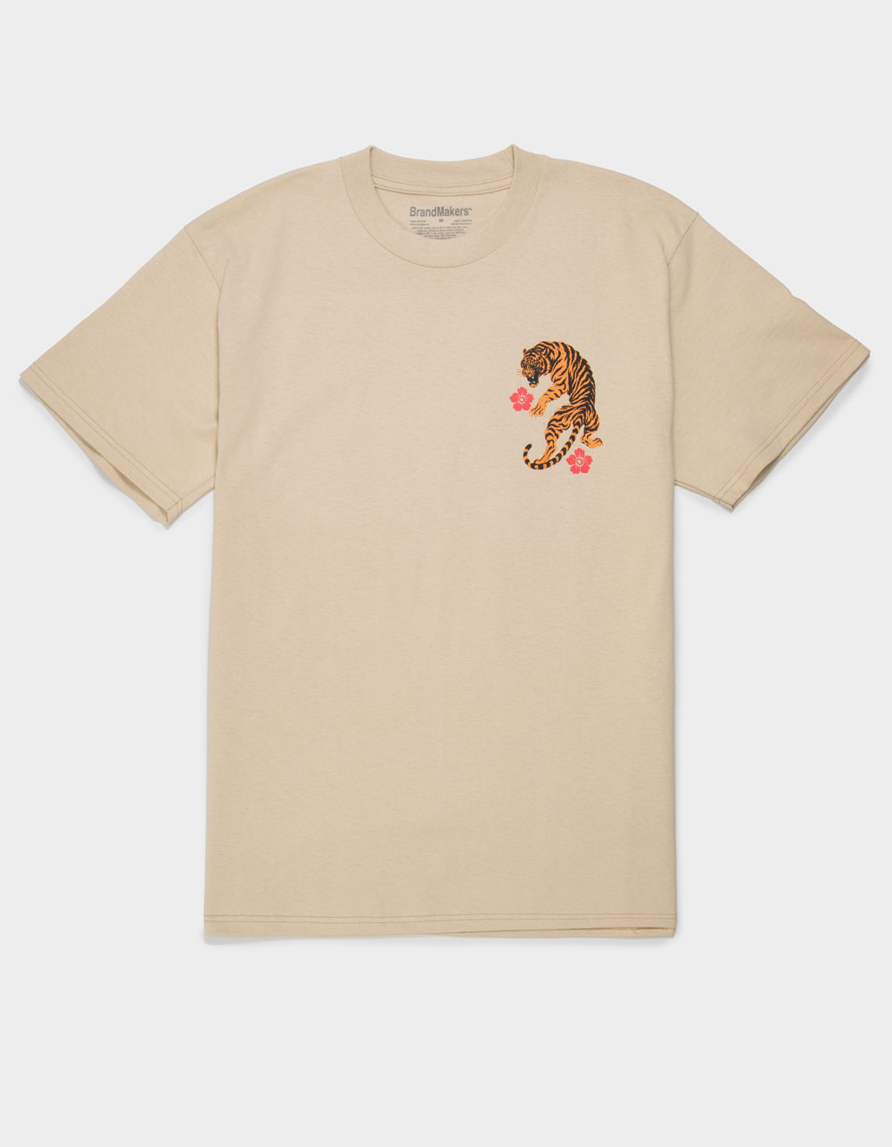 IKIGAI Tiger Mens Tee - SAND