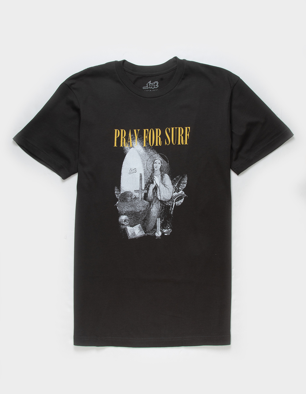 LOST Pray For Surf Mens Tee