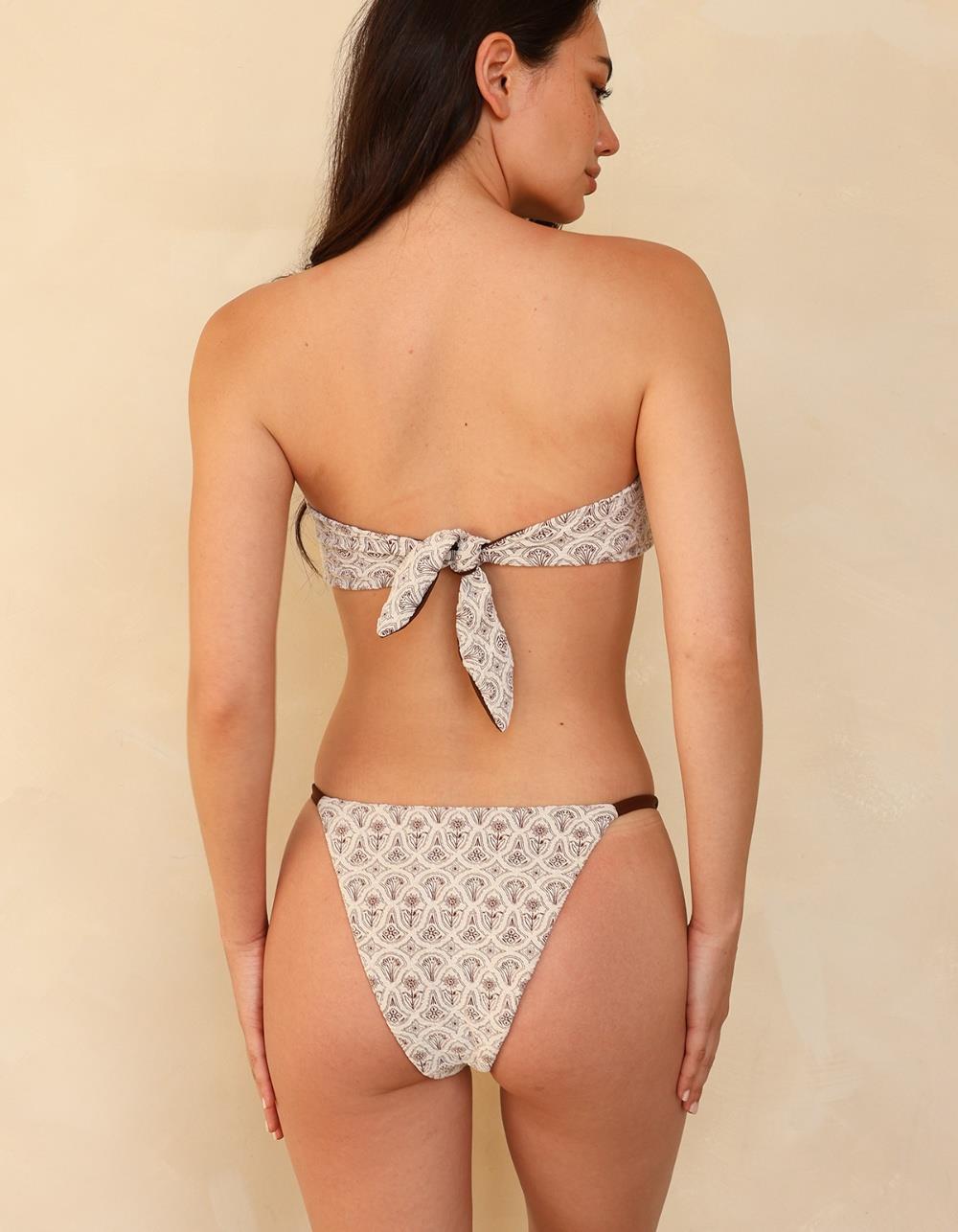RIS-K Bare Escape Super Cheeky Bikini Bottoms - WHITE