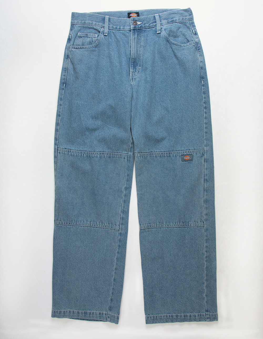 DICKIES Double Knee Mens Jeans - LIGHT BLUE