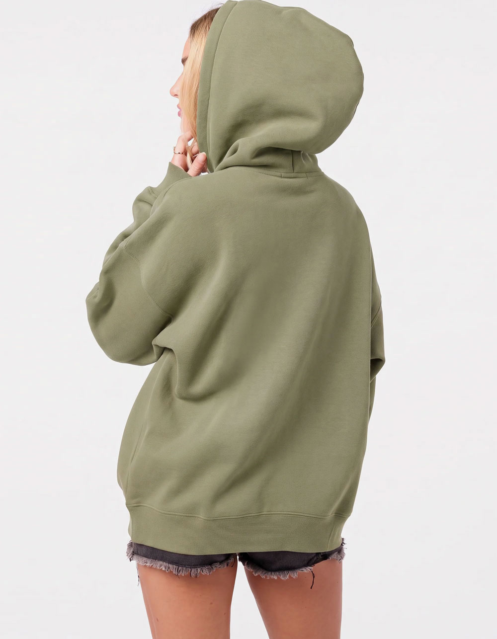O'NEILL Hibiscus Womens Oversized Hoodie - GREEN