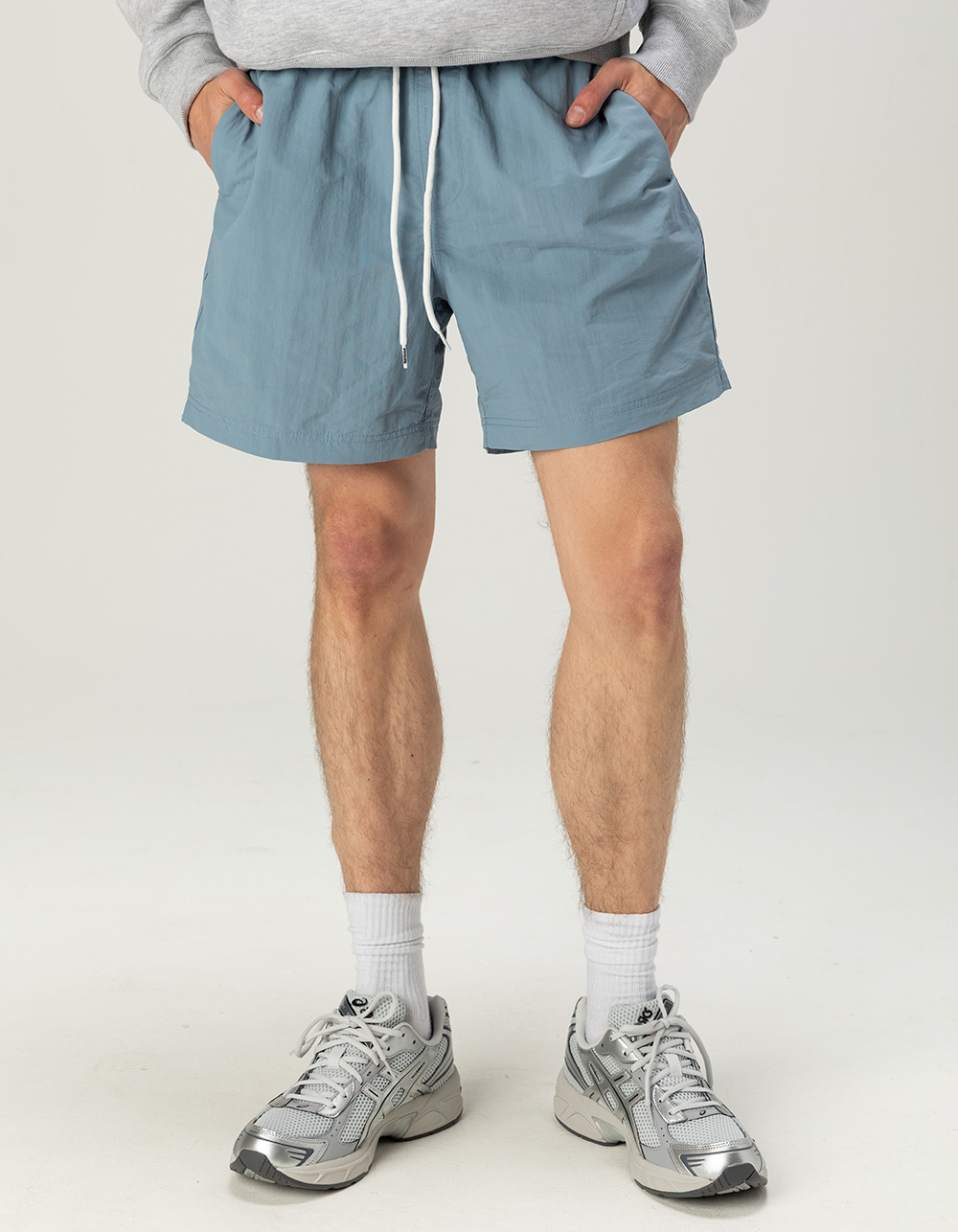 RSQ Mens 6" Nylon Shorts - SLATE BLUE