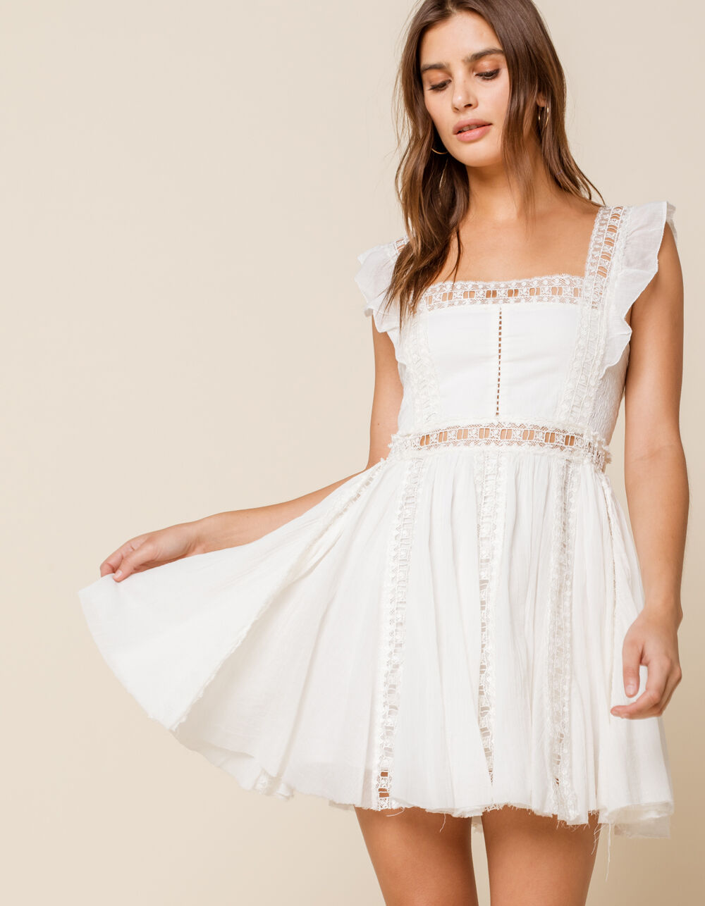 FREE PEOPLE Verona Dress - OFF WHITE | Tillys