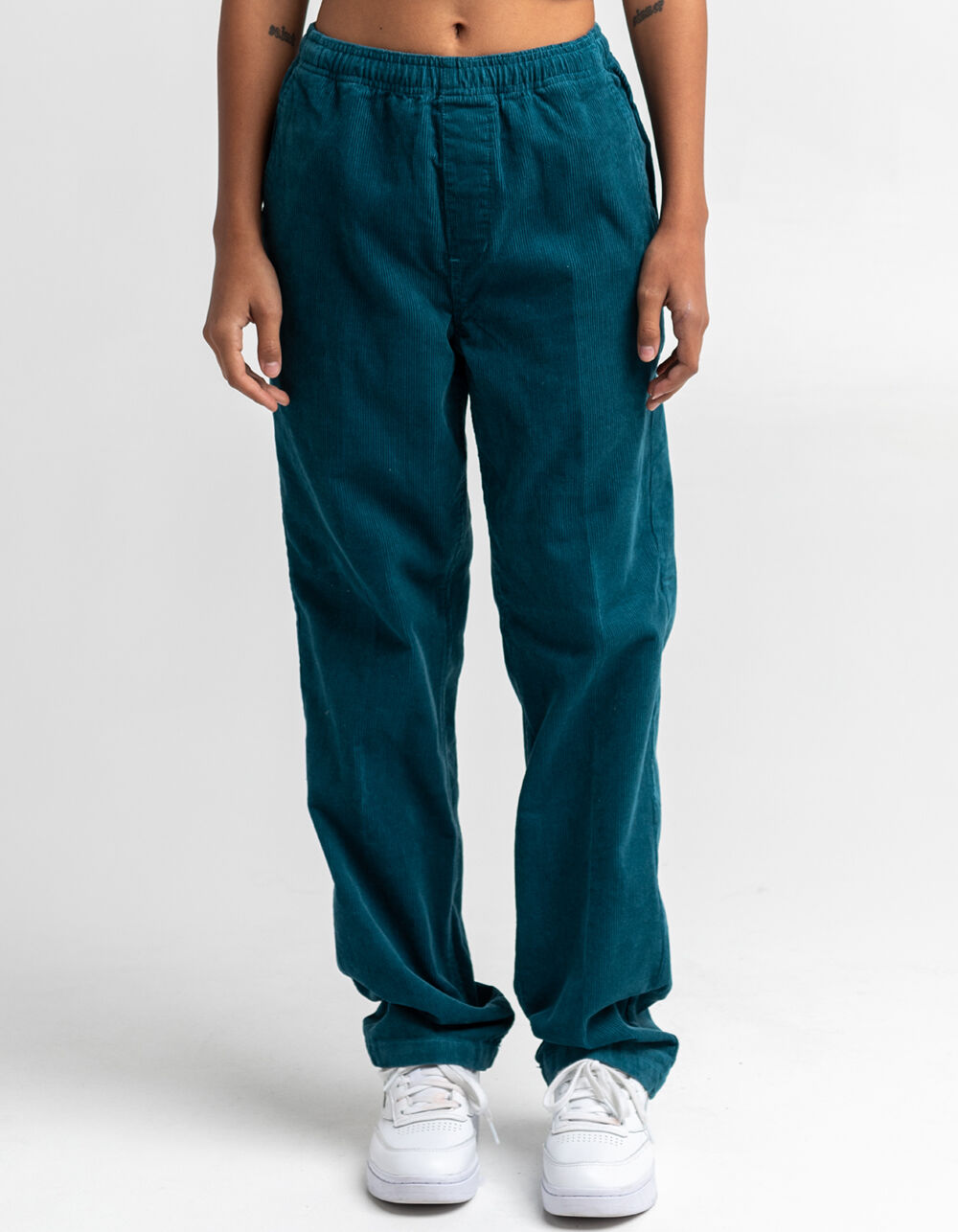 OBEY Loma Womens Corduroy Pants - OCEAN 