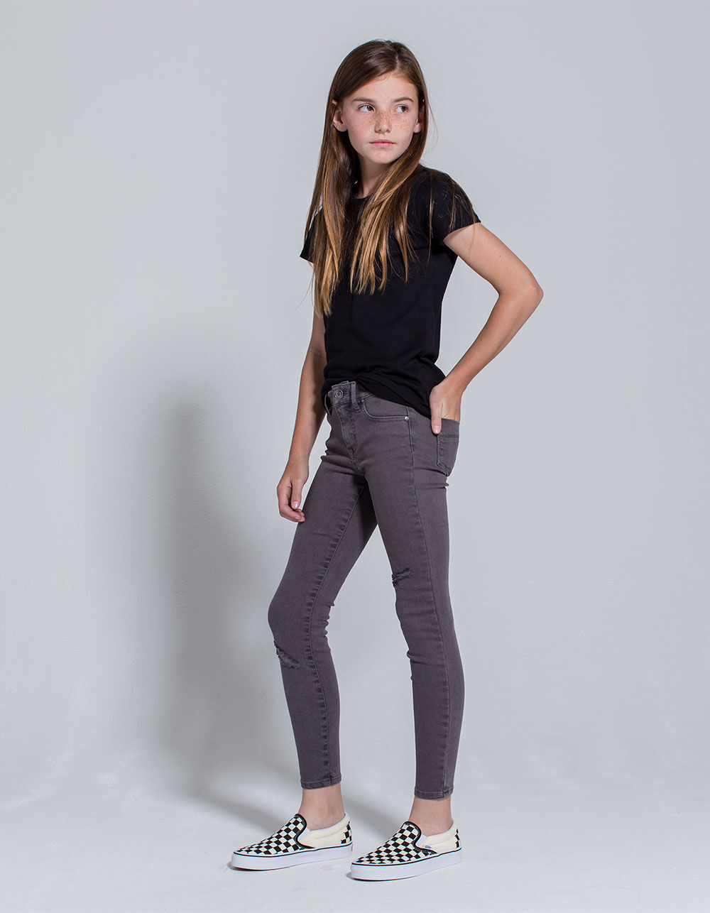 RSQ Ibiza Grey Girls Ripped Skinny Jeans GREY Tillys RSQ Ibiza Grey Girls Ripped Skinny Jeans GREY Tillys