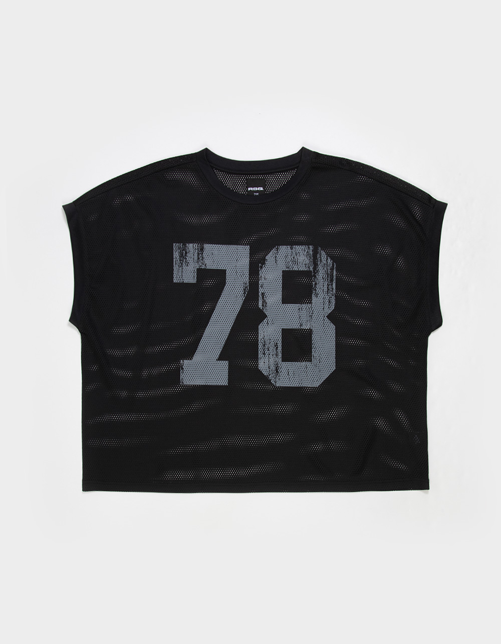 RSQ Mens Mesh Muscle Tee - BLACK