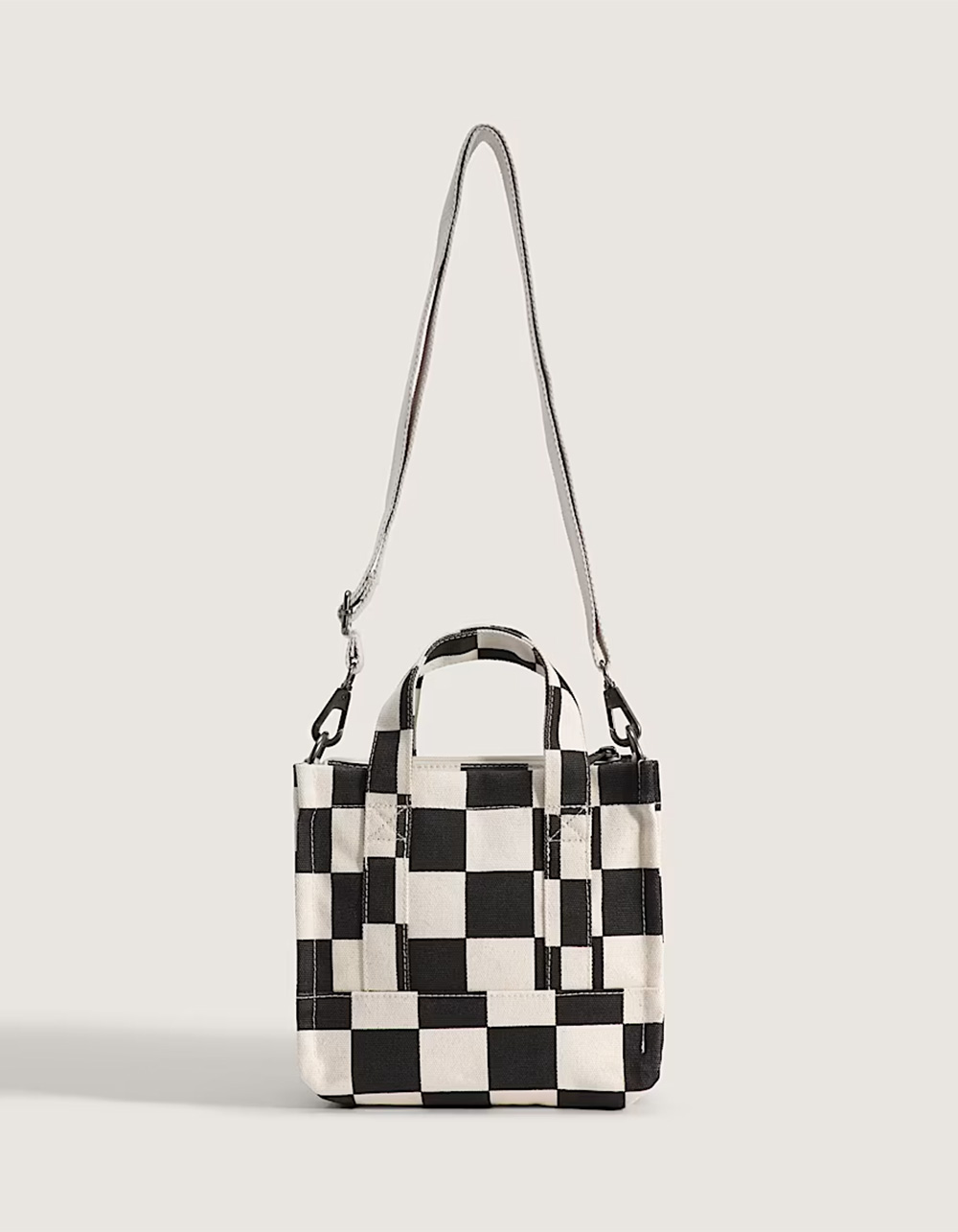 VANS Lil Pergs Checkerboard Tote Bag - Cream Combo