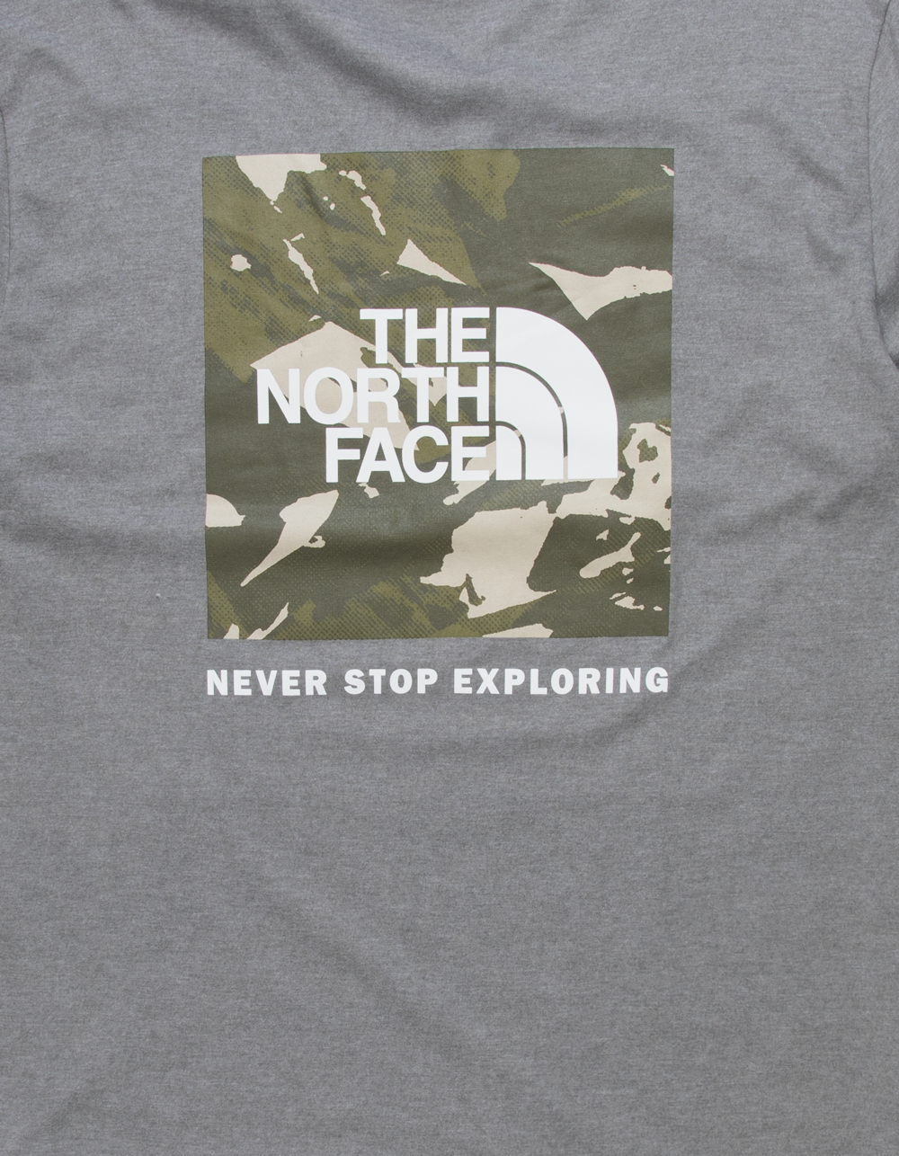 THE NORTH FACE Printed NSE Box Mens Tee - HEATHER GRAY | Tillys