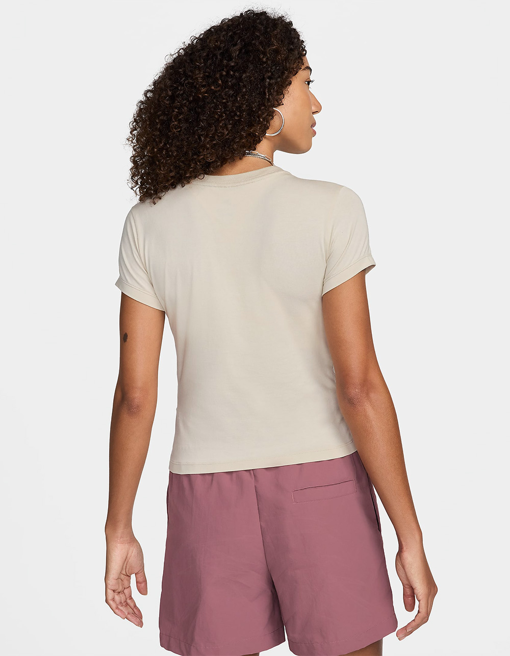 NIKE Sportswear Chill Knit Womens Tee - NATURAL