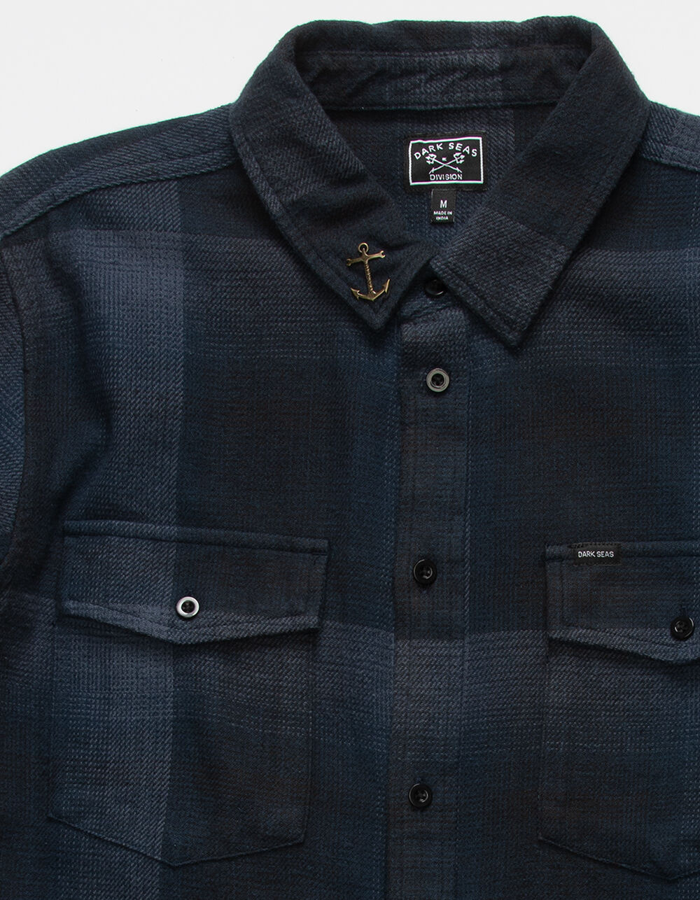 Traversée Navy Equestrian Flannel (S or M)