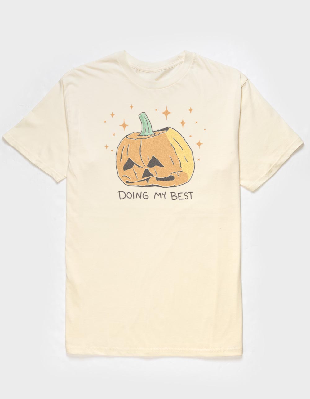 PUMPKIN Deflate Unisex Tee - NATURAL