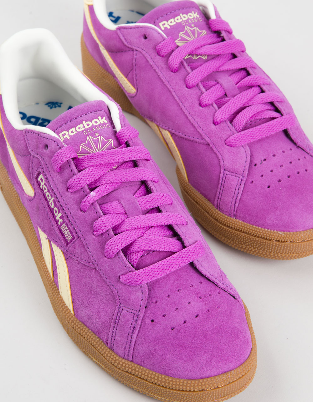 REEBOK Club C Grounds UK Womens Shoes - PURPLE