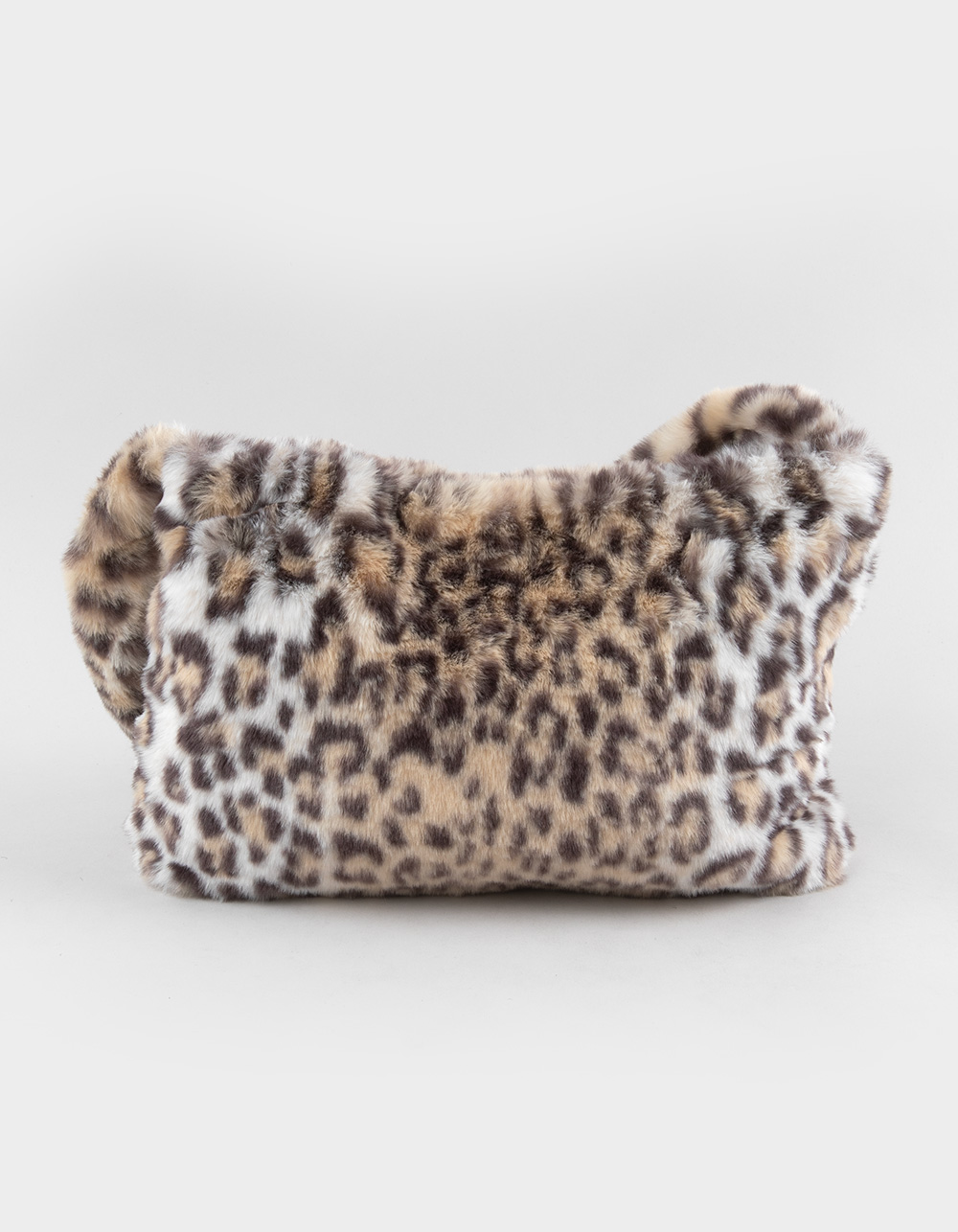 Fuzzy Shoulder Bag - LEOPARD