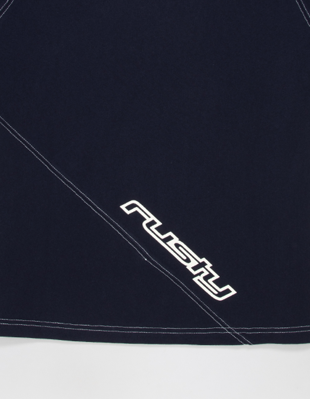 RUSTY Pablo Mens Crop Tee - NAVY