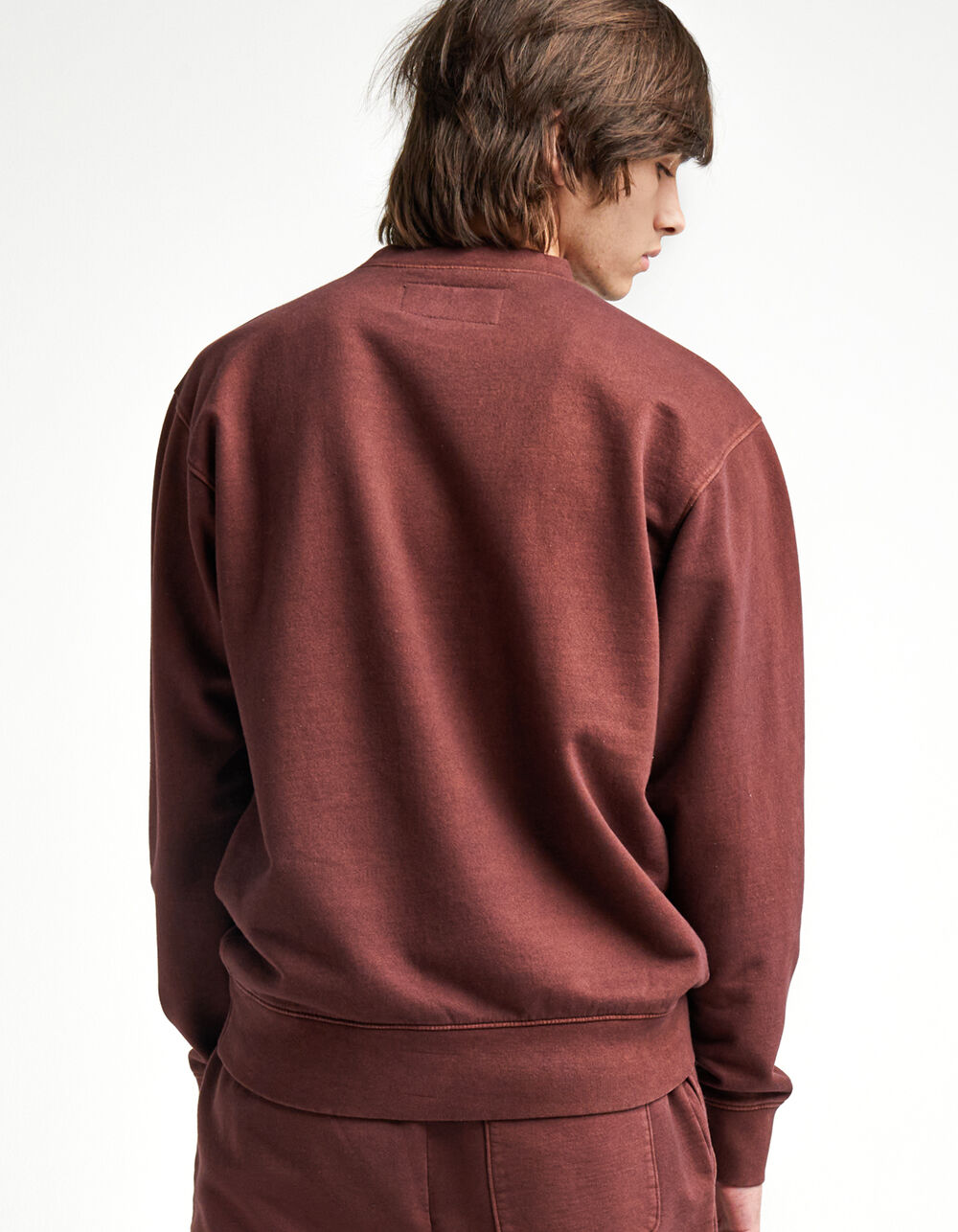 RSQ Premium Mens Brown Crew Neck 