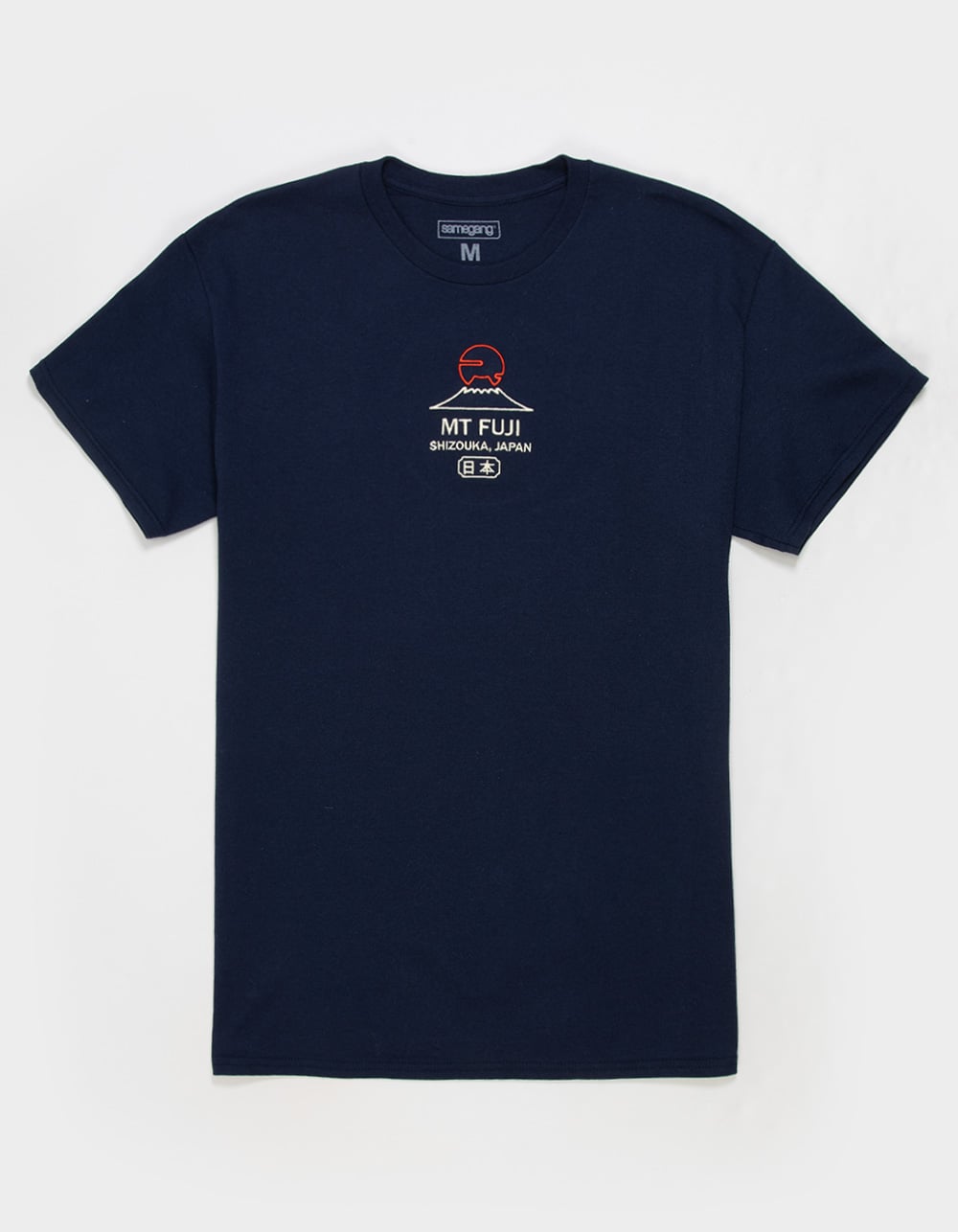 SAME GANG Mt. Fuji Embroidered Mens Tee