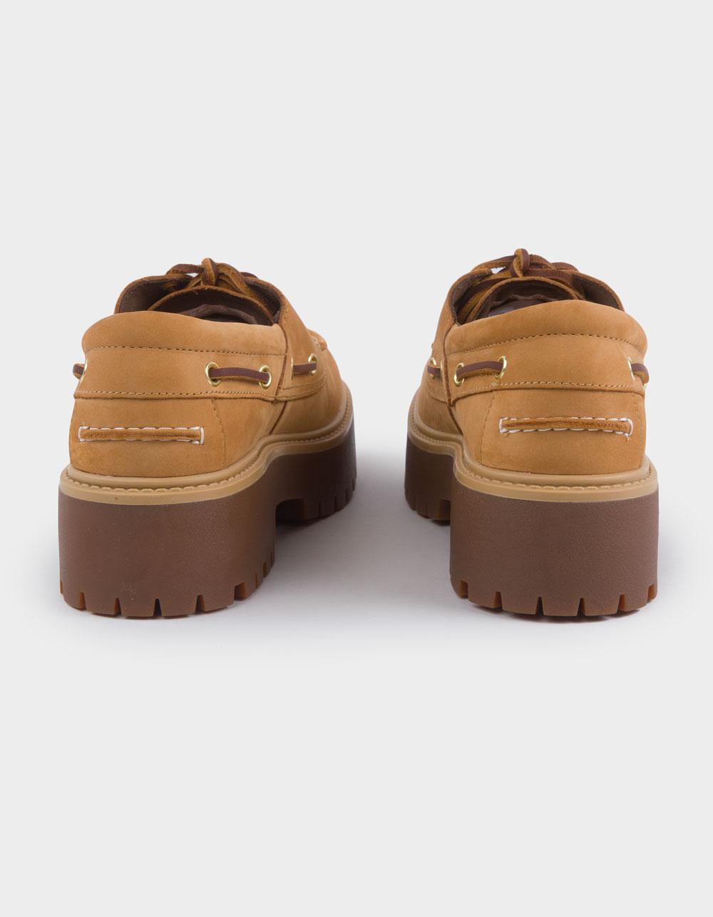 TIMBERLAND Stone Street Womens Platform Boat Shoes - WHEAT