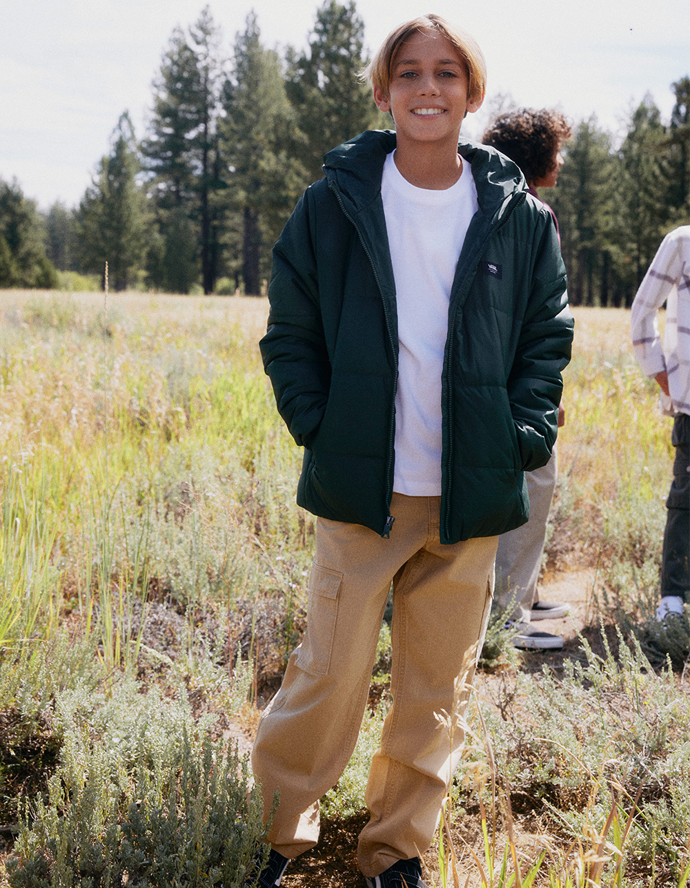 RSQ Boys Loose Cargo Ripstop Pants - TAN