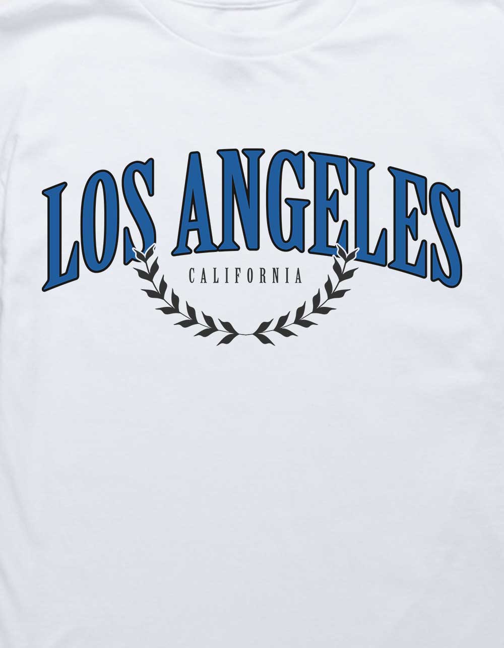 LOS ANGELES Olive Branch Unisex Kids Tee - WHITE