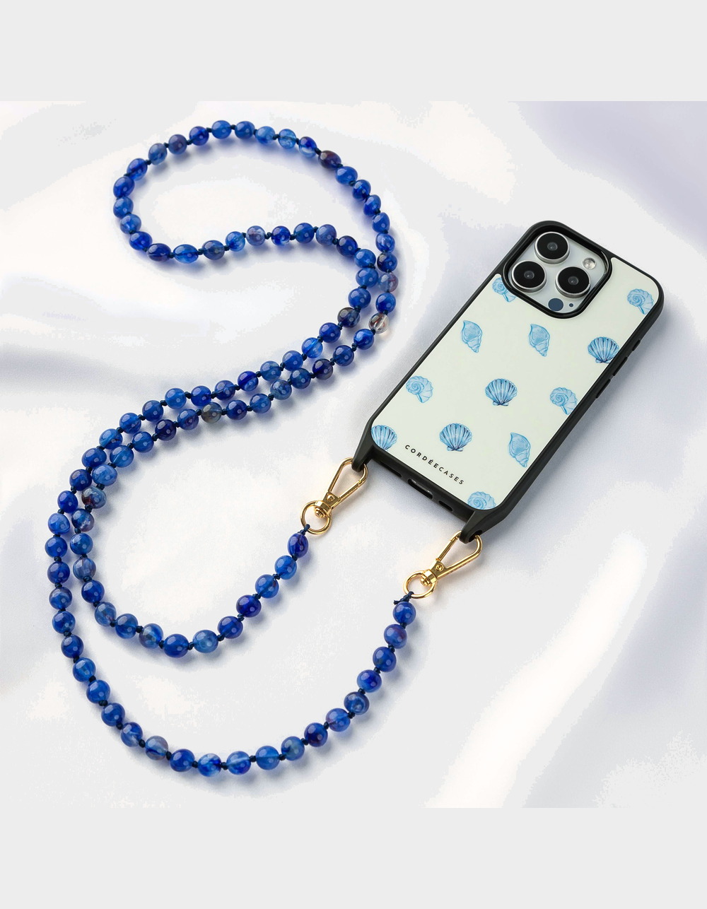 CORDEE CASES Blue Lagoon iPhone Pro Max MagSafe Chain Set