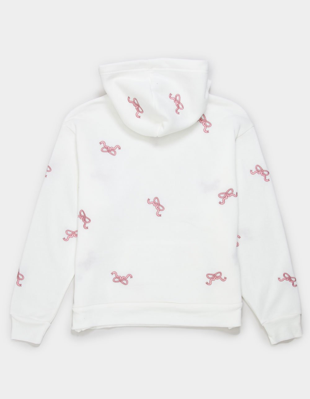 JOLIE & JOY Bow Girls Hoodie - WHITE