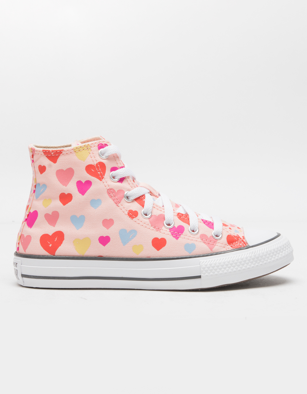 CONVERSE Chuck Taylor All Star Girls Hearts High Top Shoes PINK Tillys