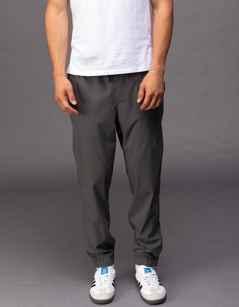 RSQ Mens Active Jogger Pants - CEMENT