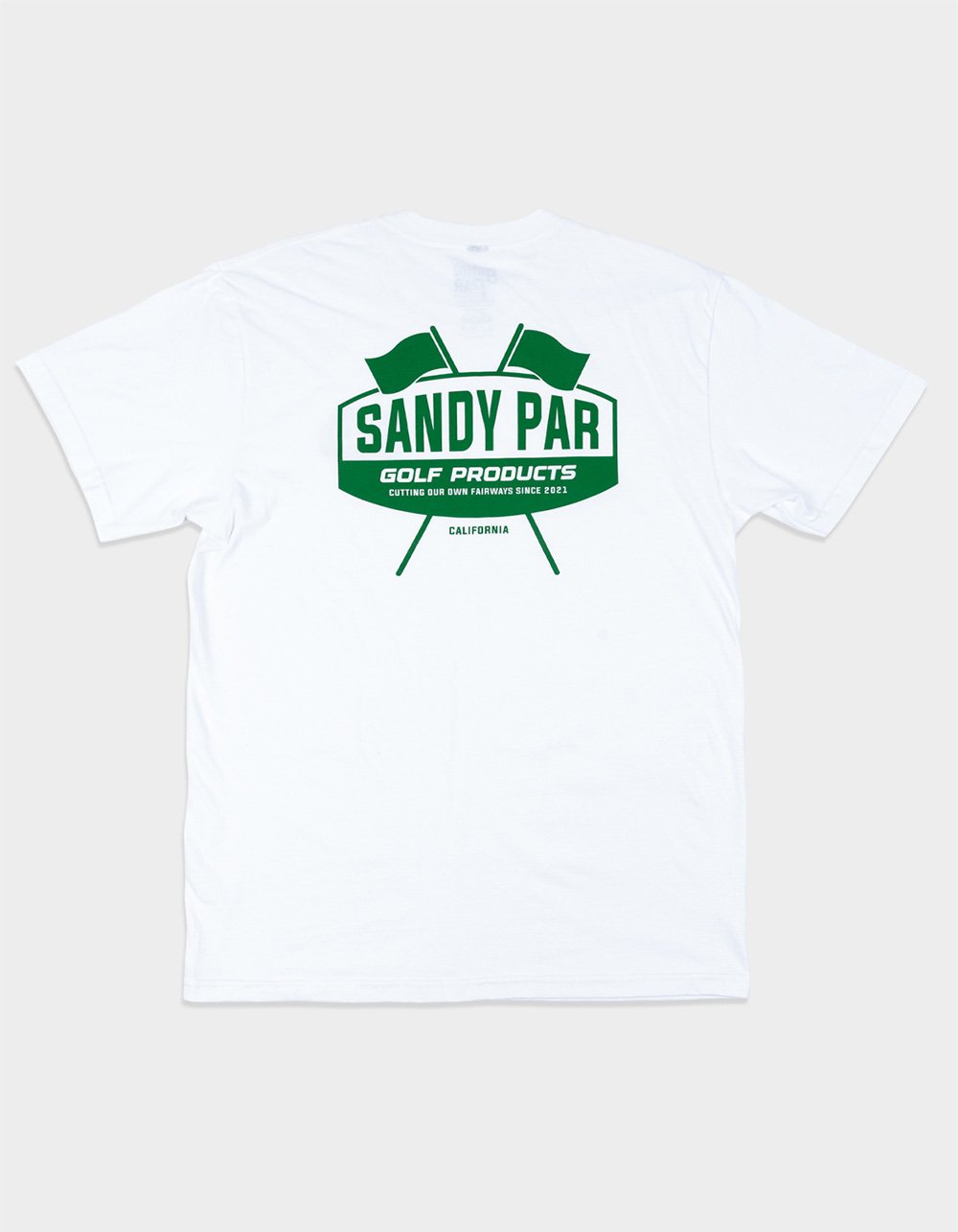 SANDY PAR Flags Mens Tee - WHITE